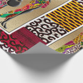 Afrocentrisch Tribal Viering Cadeaupapier (Hoek)