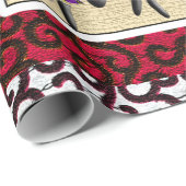 Afrocentrisch Tribal Viering Cadeaupapier (Rol Hoek)