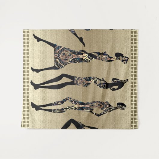 Afrocentrisch Wandkleed (Voorkant (horizontaal))