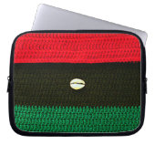 Afrocentrische Artisan Haakprint Electronics Bag Laptop Sleeve (Voorkant)