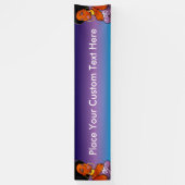 Afrocentrische banner van 2,5 x 12 inch (Verticaal)