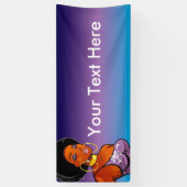 Afrocentrische banner van 2,5 x 6 inch (Verticaal)