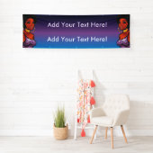 Afrocentrische banner van 2,5 x 8 inch (Insitu)