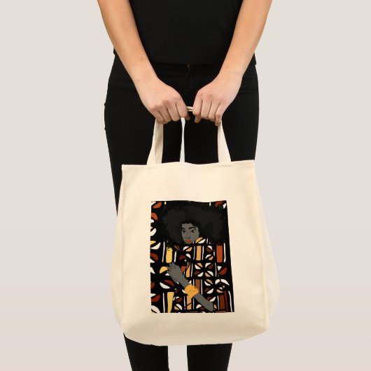 Afrocentrische Canvas tas (Voorkant (product))