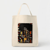 Afrocentrische Canvas tas (Voorkant)