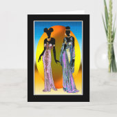 Afrocentrische culturele ceremonie kaart (Voorkant)