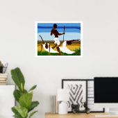 Afrocentrische dans poster (Thuiskantoor)