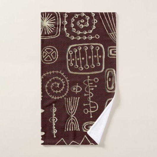 Afrocentrische Design: Bad Handdoek (Handdoek)