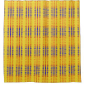 Afrocentrische geometrische print douchegordijn (Voorkant)