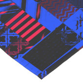 Afrocentrische geometrische print korte tafelloper (Hoek)