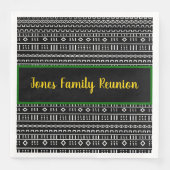 Afrocentrische gezinshereniging servet (Voorkant)