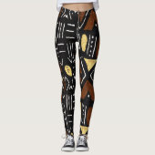Afrocentrische grafische afdruk leggings (Voorkant)
