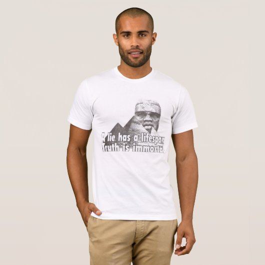 Afrocentrische grootheid citaat t-shirt (Voorkant volledig)