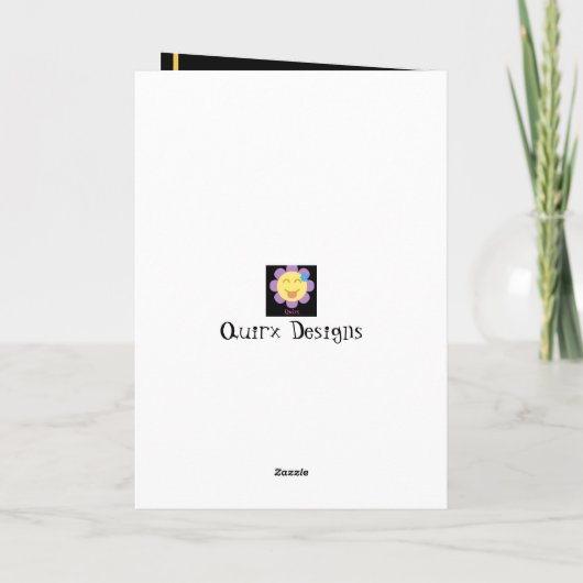 Afrocentrische  kerst Kaart (Achterkant)