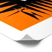 Afrocentrische kleurensplash poster (Hoek)