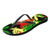 Afrocentrische Krullen Teenslippers (Schuin)