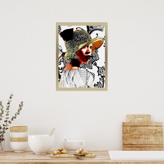 Afrocentrische kunst poster (Keuken)