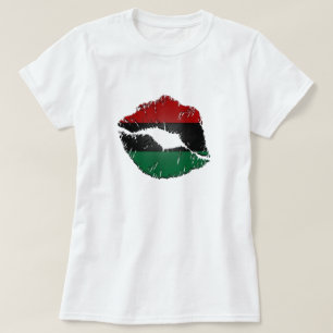 Afrocentrische Lippen T-Shirt