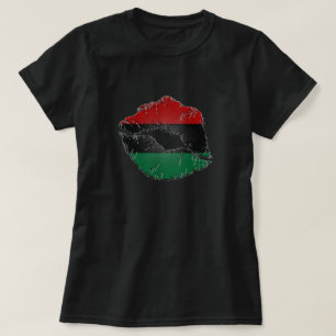 Afrocentrische lips T-shirt