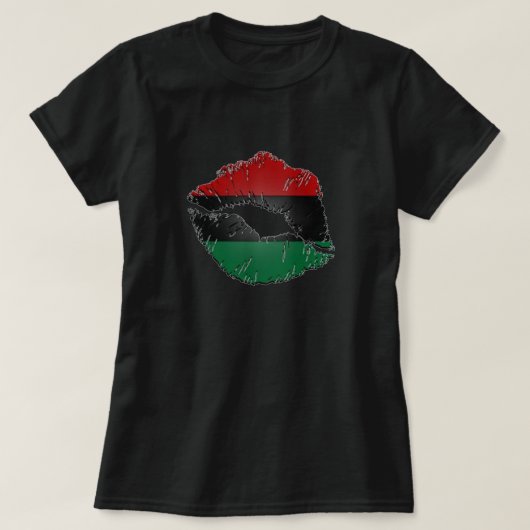 Afrocentrische lips T-shirt (Design voorkant)