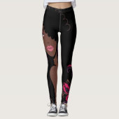 Afrocentrische schoonheidsLeggings Leggings (Voorkant)