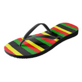 Afrocentrische Strepen Teenslippers (Schuin)