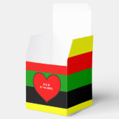 Afrocentrische strips bedankdoosjes (Geopend)