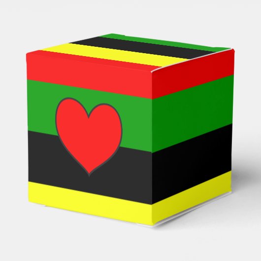 Afrocentrische strips bedankdoosjes (Achterkant)