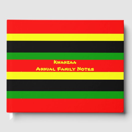 Afrocentrische strips gastenboek (Voorkant)