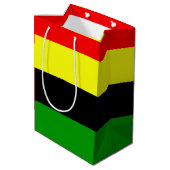 Afrocentrische strips medium cadeauzakje (Achterkant Gekanteld)