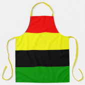 Afrocentrische strips schort (Voorkant)