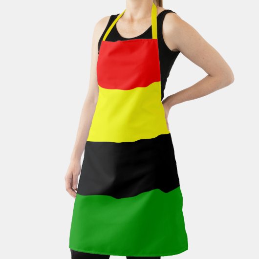 Afrocentrische strips schort (Insitu)