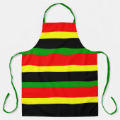 Afrocentrische strips schort (Voorkant)