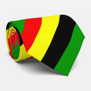 Afrocentrische strips stropdas