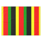 Afrocentrische strips tafelkleed (Voorkant (Horizontaal))