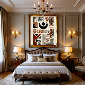 Afrocentrische Tribale Abstracte Poster