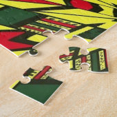 Afrocentrische tribale woordvoerders legpuzzel (Zijkant)