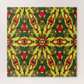 Afrocentrische tribale woordvoerders legpuzzel (Horizontaal)