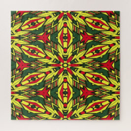 Afrocentrische tribale woordvoerders legpuzzel