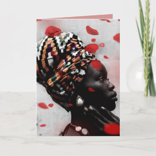Afrocentrische Valentijn Kaart Adinkra Symbool voo