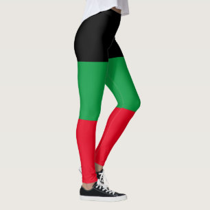 "Afrocentrische verrukking" Pan-Afrikaanse Teensli Leggings