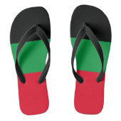 "Afrocentrische verrukking" Pan-Afrikaanse Teensli Teenslippers (Voetbed)