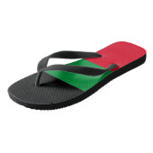 "Afrocentrische verrukking" Pan-Afrikaanse Teensli Teenslippers (Schuin)