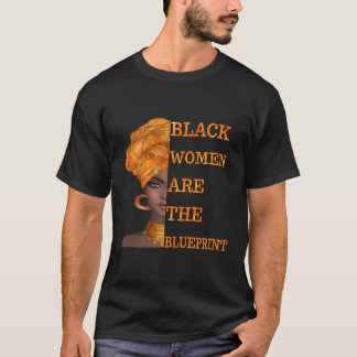 Afrocentrische vrouwen Afro-Amerikaans T-shirt