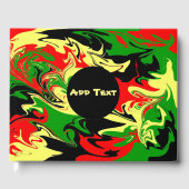 Afrocentrische wervelingen gastenboek (Voorkant)