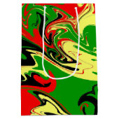 Afrocentrische wervelingen medium cadeauzakje (Achterkant)