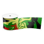 Afrocentrische wervelingen satijnen lint (Spoel)