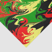 Afrocentrische wervelingen tissuepapier (Detail)