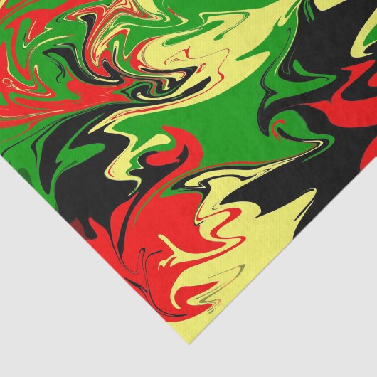 Afrocentrische wervelingen tissuepapier (Detail)