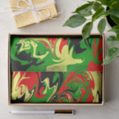 Afrocentrische wervelingen tissuepapier (Geschenk)